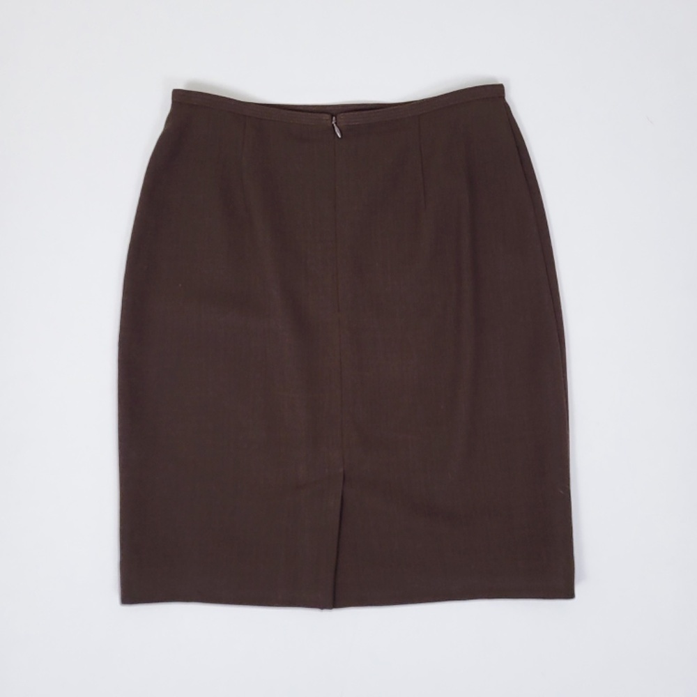 (Free with Purchase) Vintage Wool Pencil Skirt Lined Short Thigh Length - Picture 7 of 12